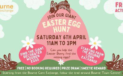 South Kesteven’s Arts Centres host Easter Egg trails in our four market towns!