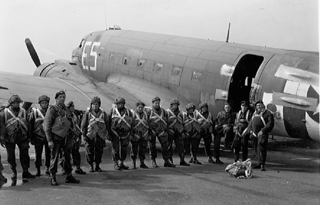 Saltby Airfield with Polish Paras - Operation MARKET Sept 1944